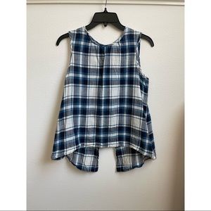 Madewell Rivet & Thread Plaid Tank